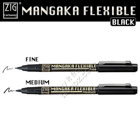 Bút Mangaka, nét Brush - Black