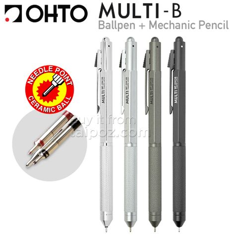 Bút bấm đa năng Ohto Multi-B 2+1