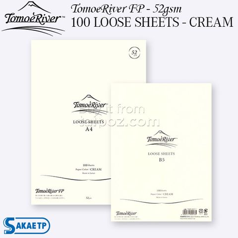 Giấy Tomoe River, tập 100 tờ lẻ - Cream