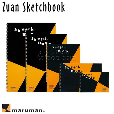 Sổ vẽ Maruman Zuan Sketchbook - gáy lò xo