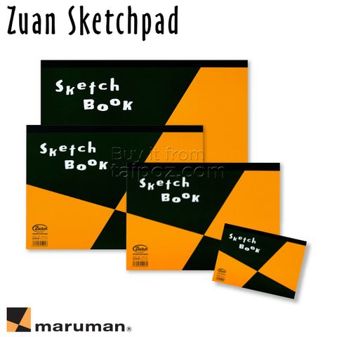Sổ vẽ Maruman Zuan Sketchpad - gáy keo