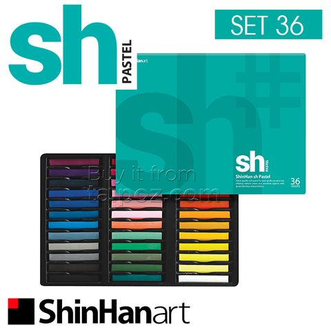 Màu soft pastel ShinHan, hộp 36 màu
