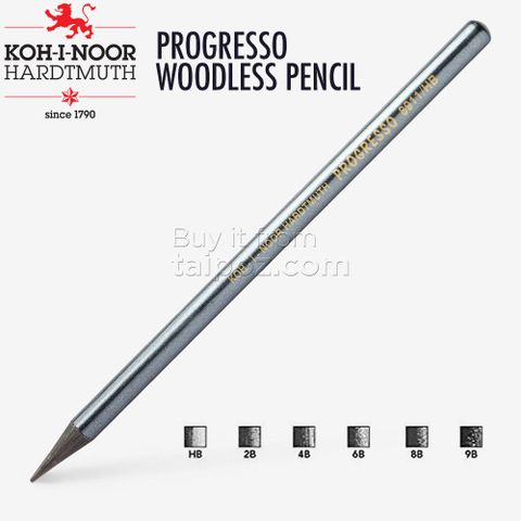 Chì graphite không vỏ Koh-i-noor Progresso Woodless