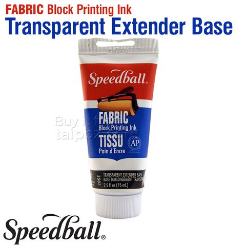 Nền không màu mực in đồ họa trên vải Speedball Fabric Block Printing Transparent Extender