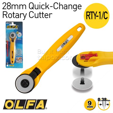 Dao tròn xoay Olfa RTY-1/C, đường kính dao 28mm