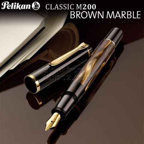 Bút máy Pelikan M200 Brown Marble