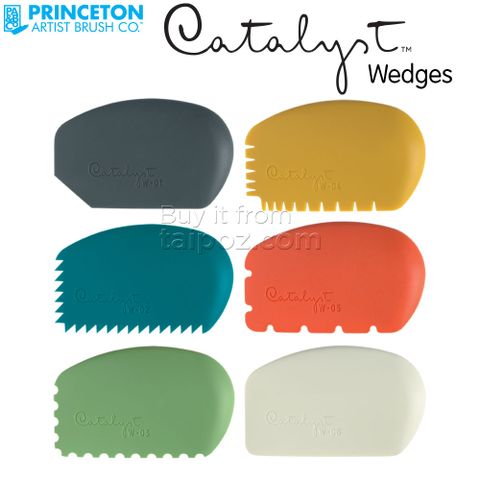 Miếng silicon tạo kiểu cho màu acrylic & sơn dầu hiệu Catalyst, dòng Wedge