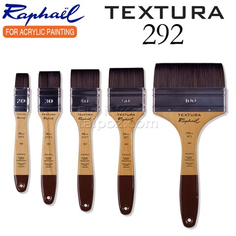 Cọ vẽ màu acrylic Raphael Textura 292 - Cọ mảng rộng