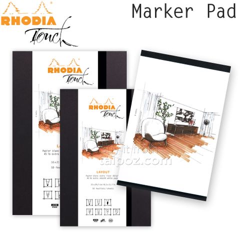 Sổ vẽ marker Rhodia gáy keo