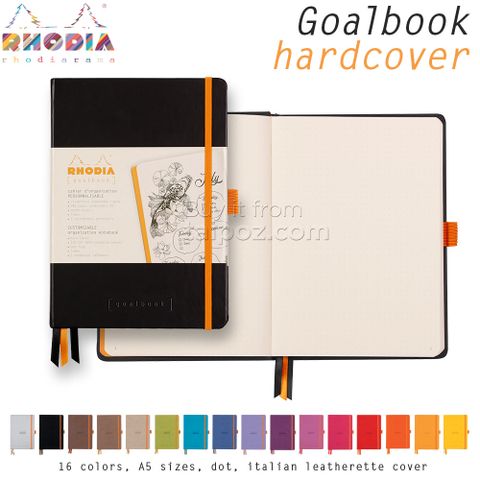 Sổ tay planner Rhodiarama Goalbook, bìa cứng