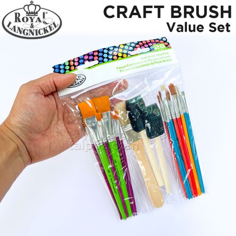 Bộ cọ vẽ đa dụng Royal & Langnickel Craft Brush Value Set