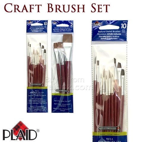 Bộ cọ craft Plaid