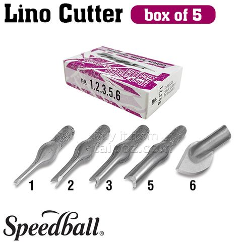 Bộ 5 lưỡi dao khắc Speedball Linoleum Cutter