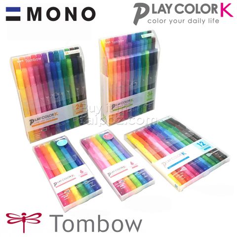 Bút trang trí hai đầu Tombow Play Color K, bộ màu