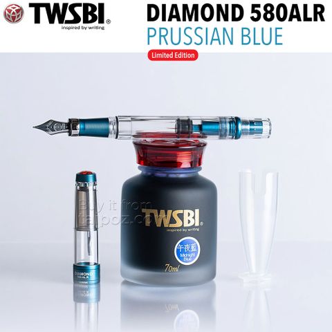 Bút máy TWSBI Diamond 580ALR Prussian Blue