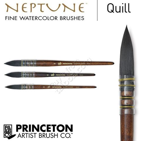 Cọ màu nước Princeton Neptune Fine - cọ mop (quill)