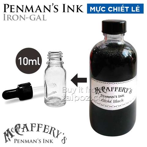 Mực calligraphy McCaffery Penman's Ink, chiết lẻ