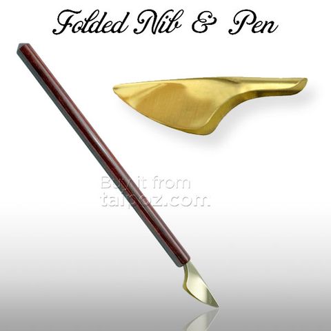 Ngòi gấp (folded nib) viết ruling pen