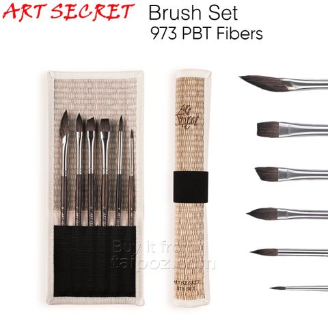 Bộ cọ vẽ 6 cây Art Secret #973