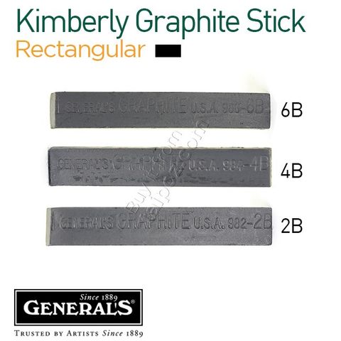 Chì thỏi General's Kimberly Graphite, rectangular