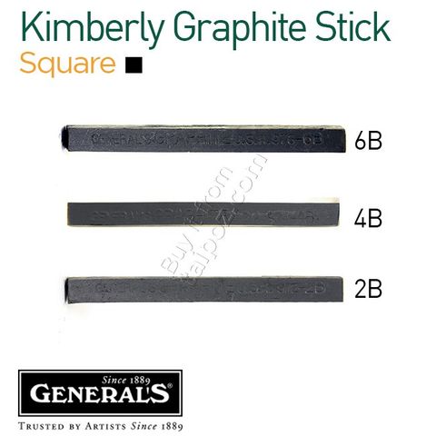 Chì thỏi General's Kimberly Graphite, square