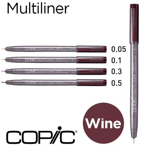 Bút đi nét Copic Multiliner - Màu Wine