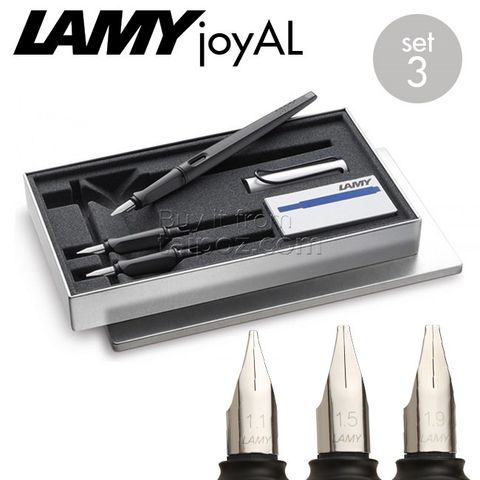 Bút máy Lamy Joy AL Calligraphy, bộ 3 ngòi