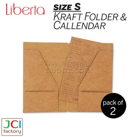 Folder & Calendar giấy kraft Bettino Vittoria cỡ nhỏ