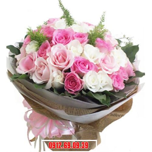 Bó hoa hồng tặng bạn gái lãng mạng nhất HB-02