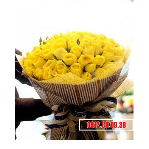  Bó hoa hồng vàng tặng thầy cô đẹp nhất HB-03 