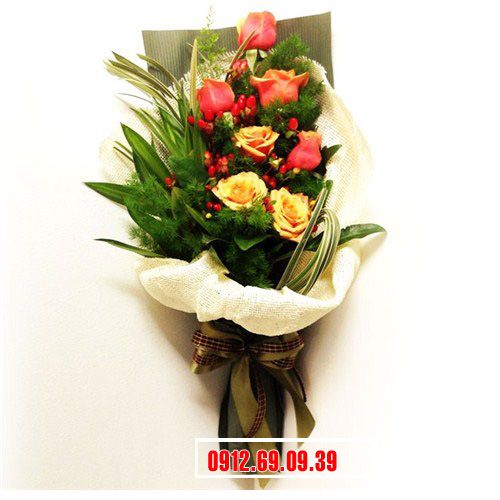 Hoa bó tặng thầy cô giáo HB-38