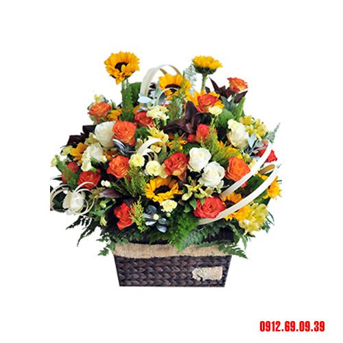 Lãng hoa tươi chúc mừng GHT-15