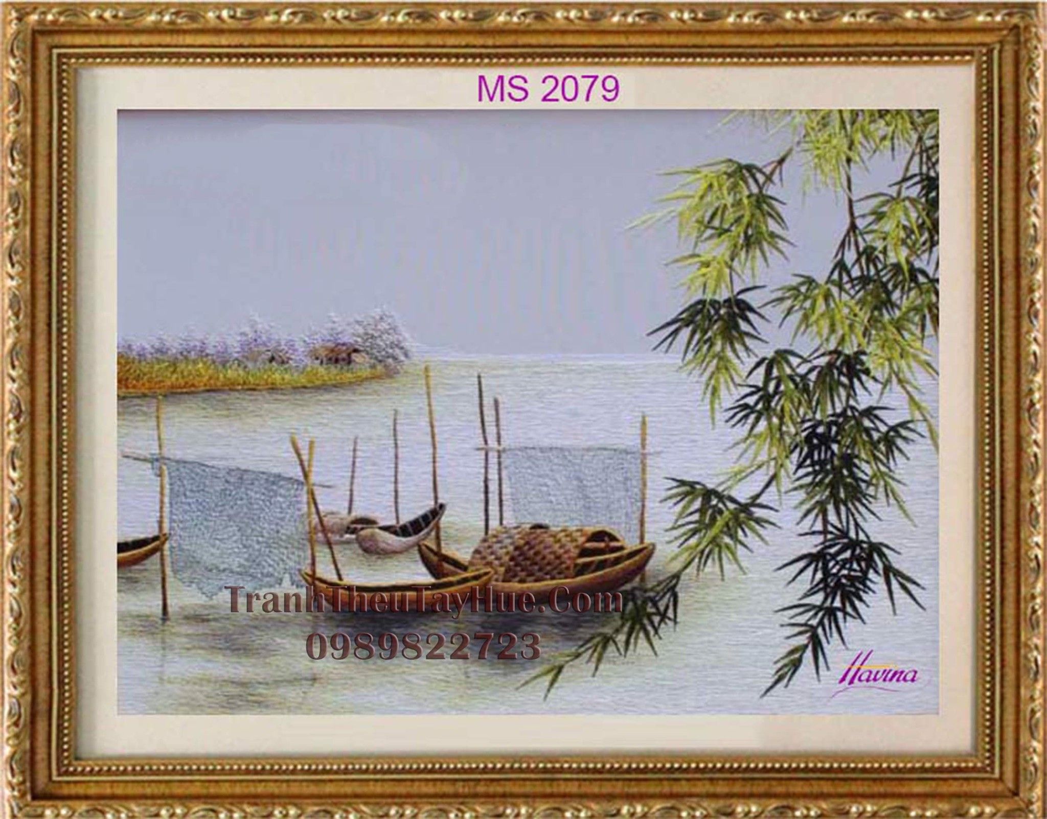 TRANH THÊU PHONG CẢNH MS2079