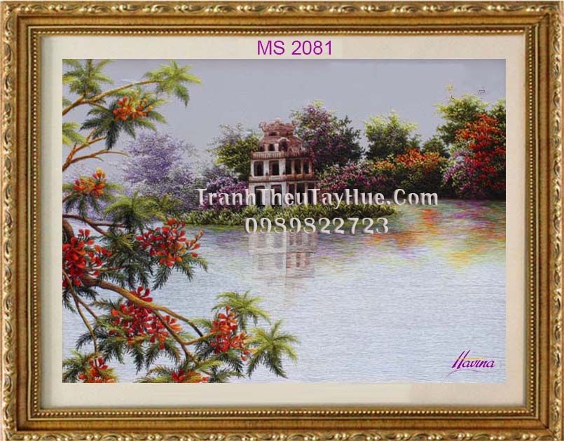 TRANH THÊU PHONG CẢNH MS2081