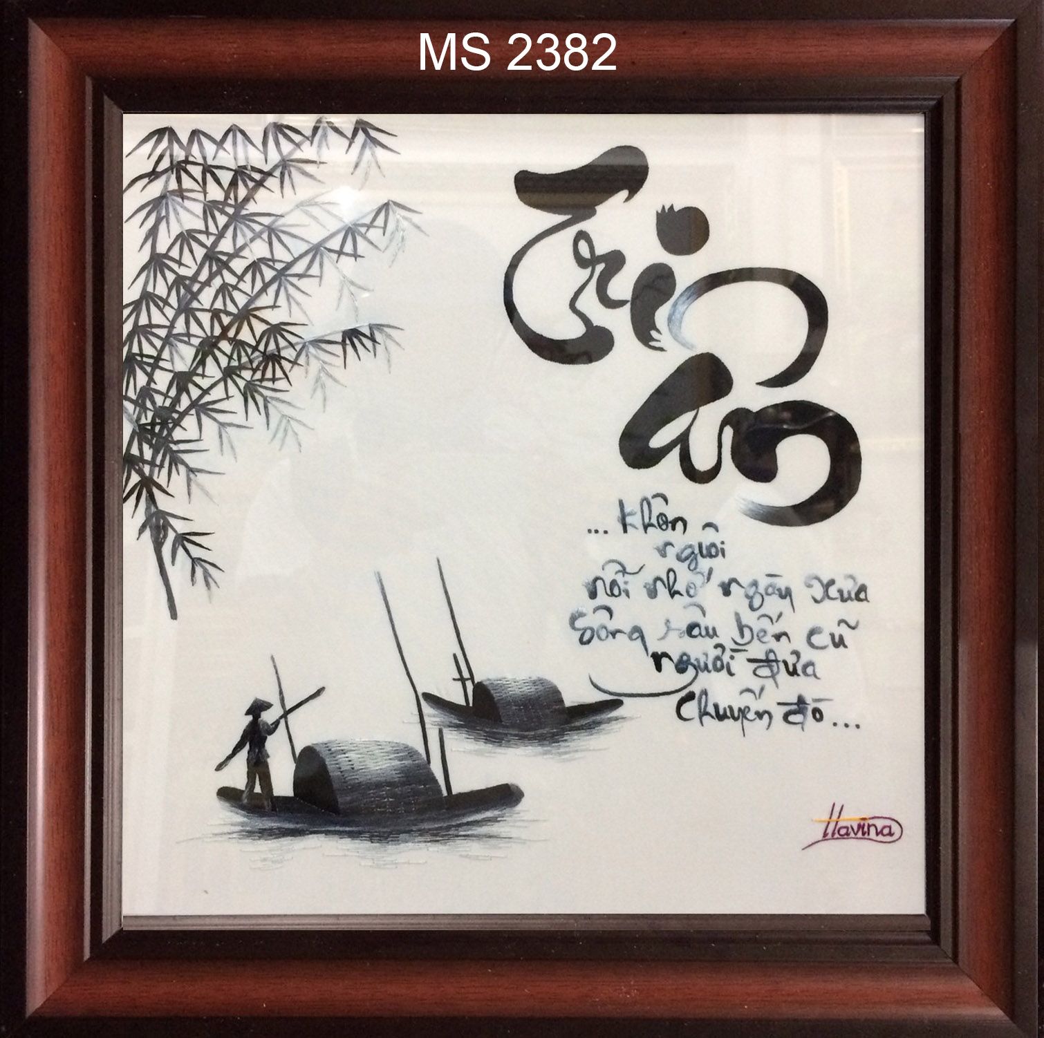 TRANH THÊU TẶNG THẦY CÔ MS 2382