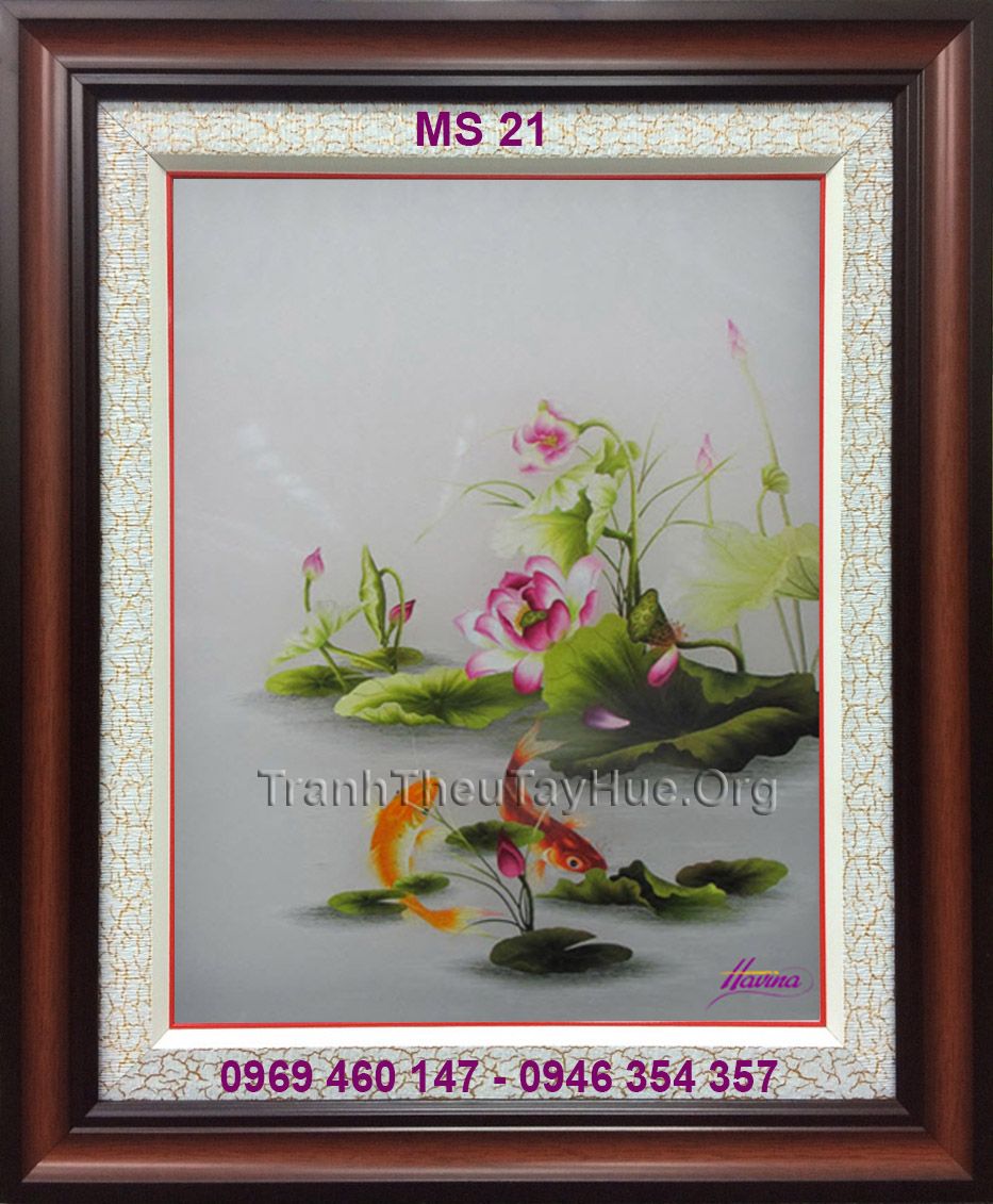 TRANH THÊU TREO PHÒNG NGỦ MS 21