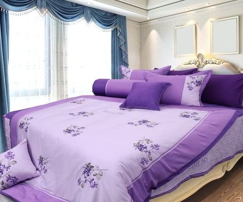 Bộ ga phủ thêu Blue Sky – BSM62 -180 * 200