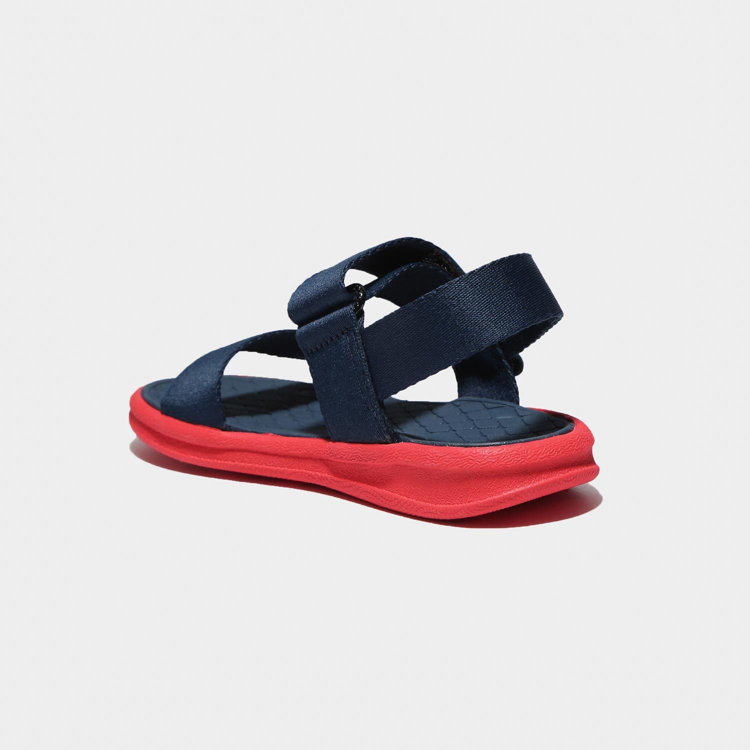 Giày kids quai ngang xanh đen đế đỏ LSN003