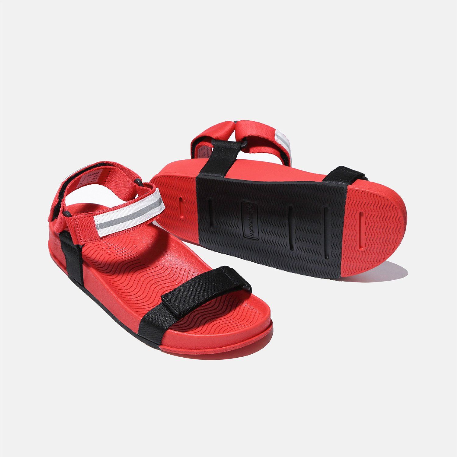 Sandals SHONDO Classic quai ngang đỏ full CLN6060