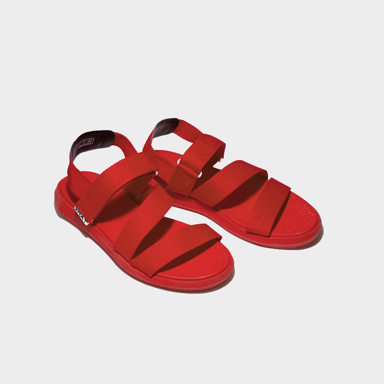 Sandals F5 đỏ full chéo F5M006