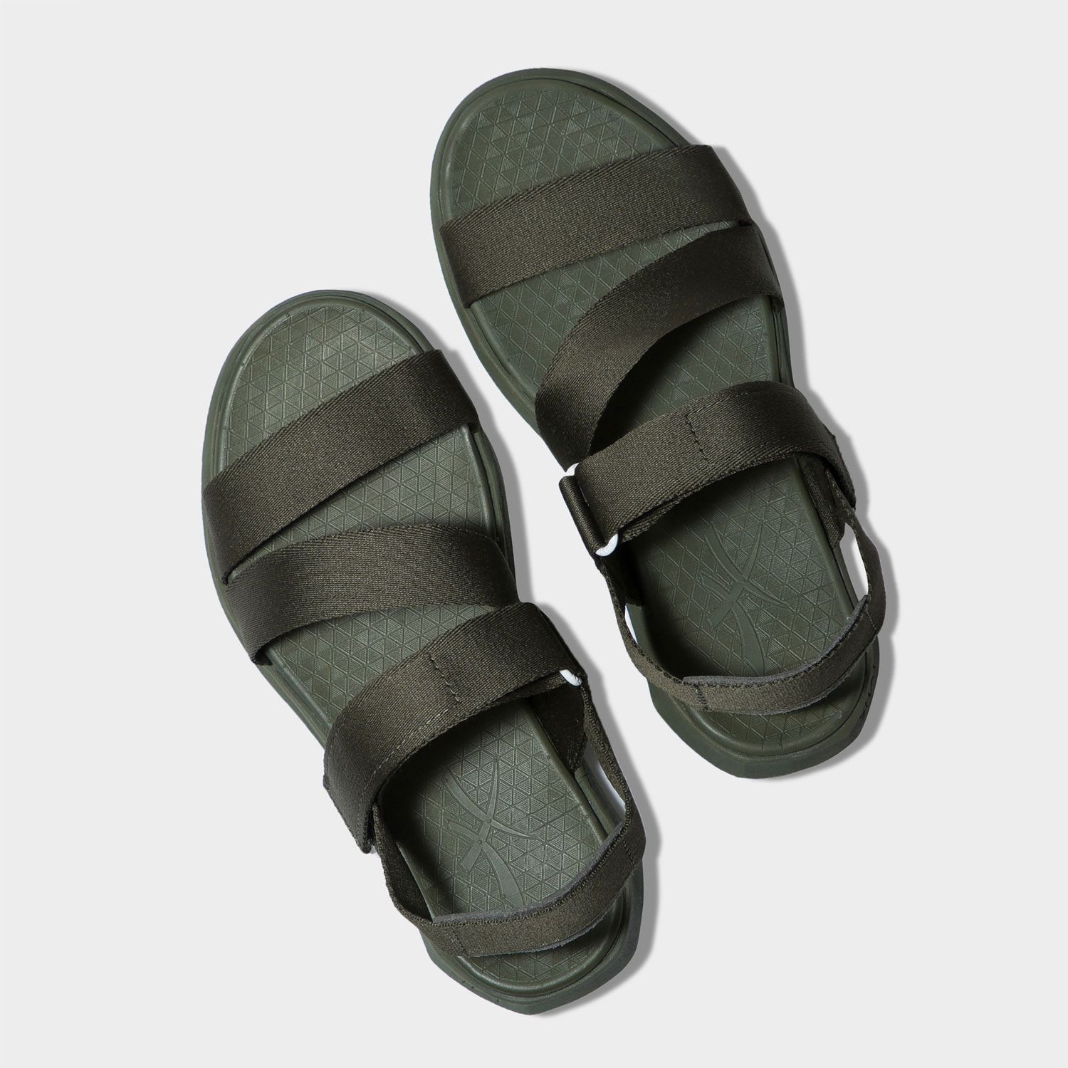 Sandals F5 xanh rêu full chéo F5M001