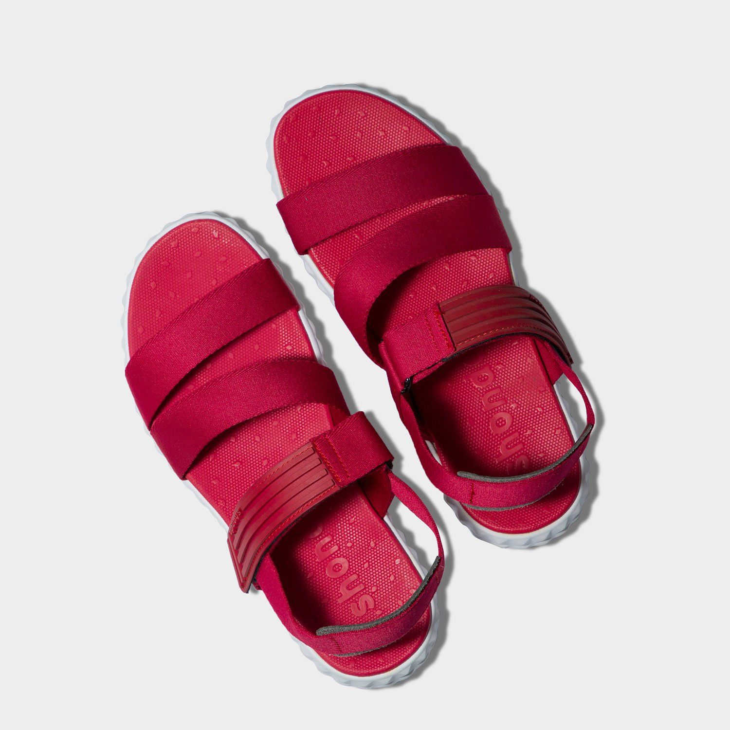 Sandals F6 đỏ full đế trắng F6M006