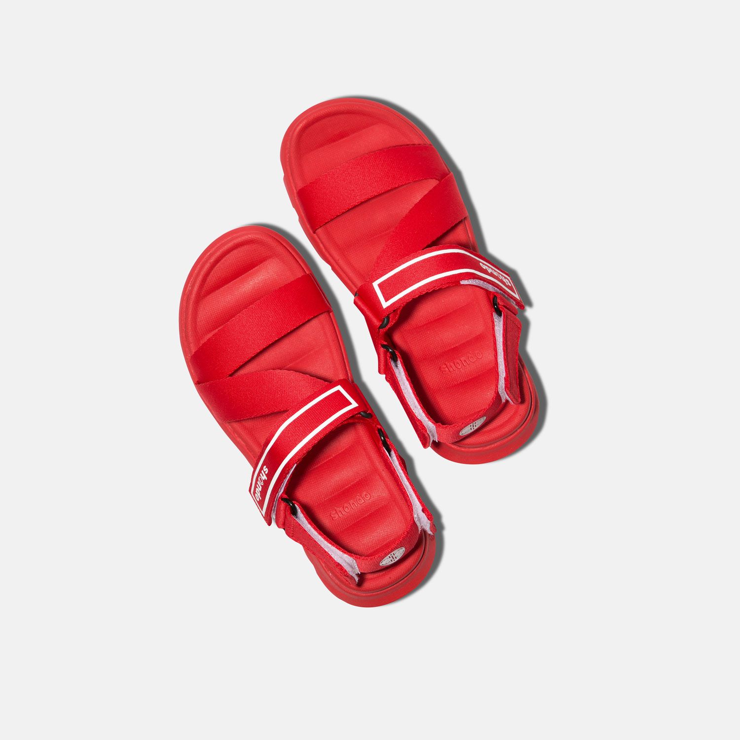 Sandals F6 Sport đế đỏ quai chuột đỏ F6L6060