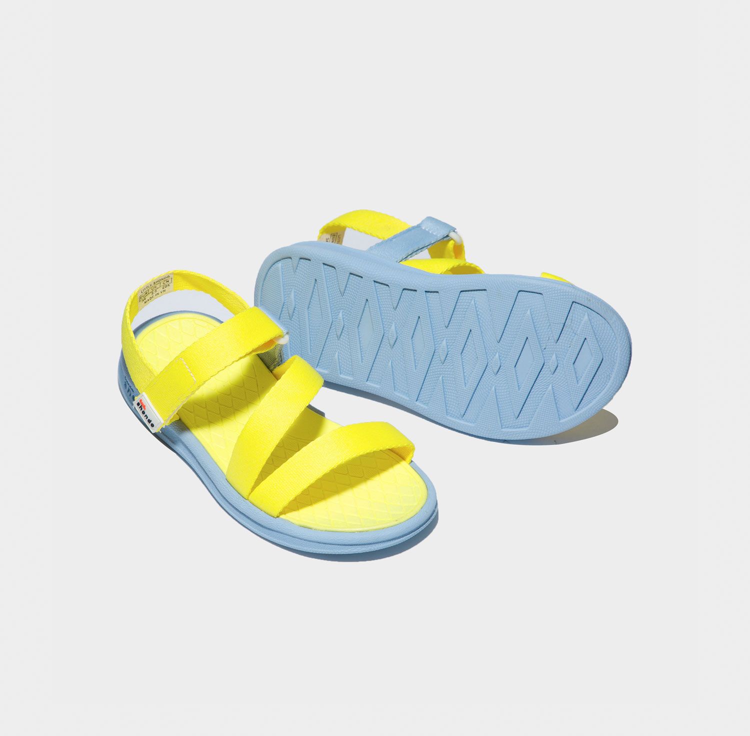 Sandals kids vàng chanh full LSM011