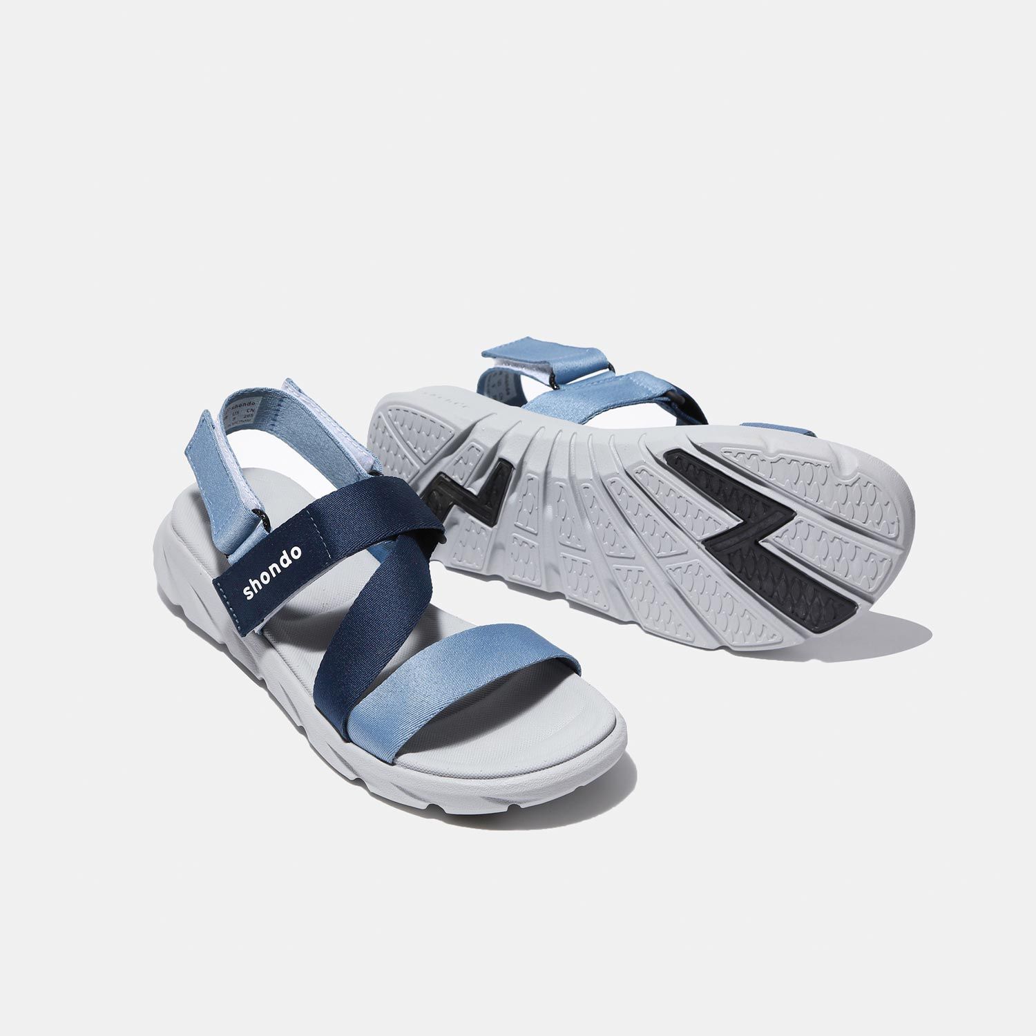 Sandals F6 Sport đế xám ombre xanh dương F6S2130