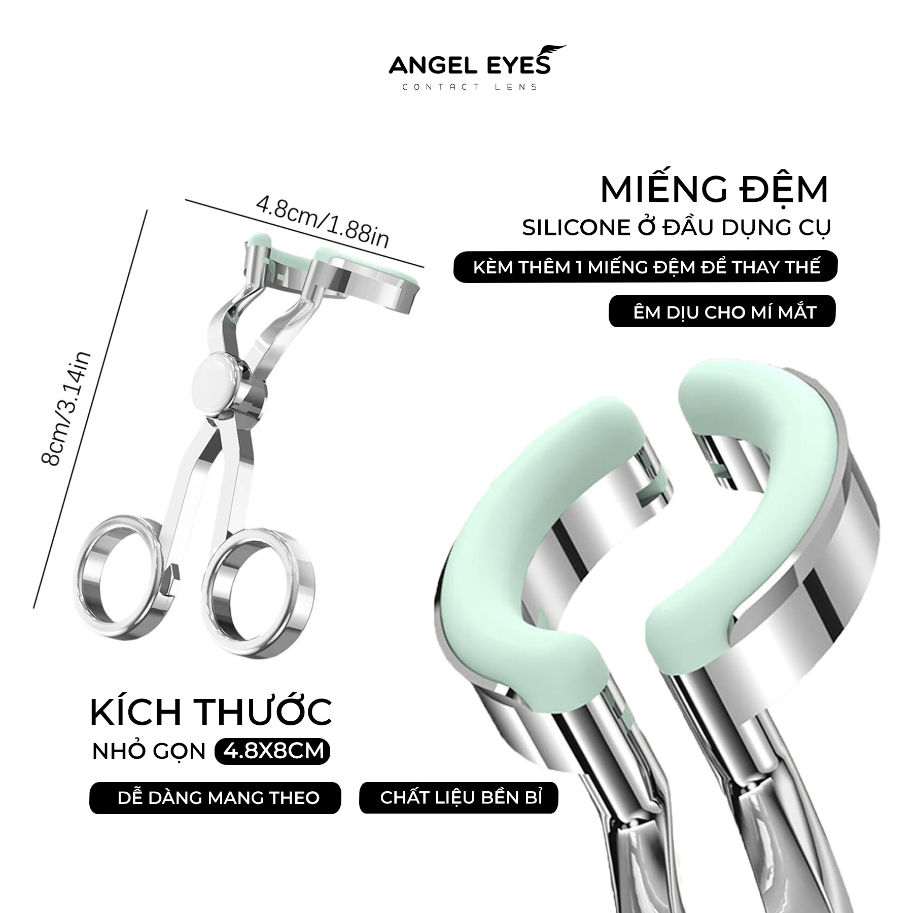 Kẹp giữ mí mắt - Hỗ Trợ Đeo Kính Áp Tròng Một Cách Dễ Dàng