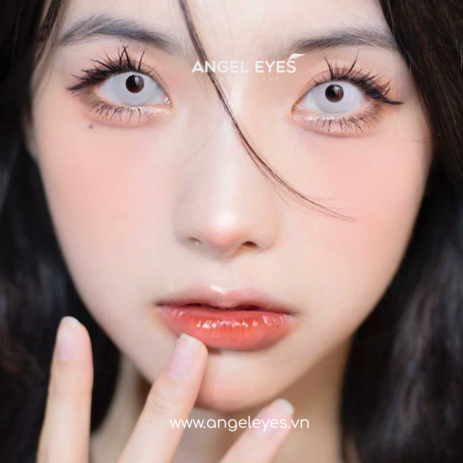 Kính áp tròng Cosplay White Out