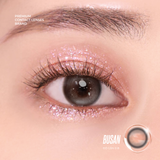  Lens xám có độ cận Angel Eyes BUSAN hiệu ứng loang màu như mắt ướt lens filter đang thịnh hành trên TikTok 