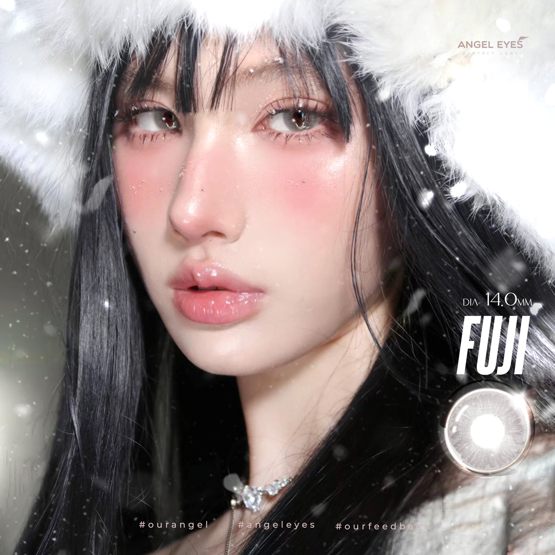 LENS MẮT NHỎ FUJI GRAY - LENS MÀU XÁM KHÓI TÂY SIÊU TỰ NHIÊN VỚI ĐỘ CẬN TỪ 0 - 8 ĐỘ