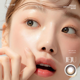  Lens nâu có độ cận Angel Eyes JEJU hiệu ứng loang màu như mắt ướt lens filter đang thịnh hành trên TikTok 